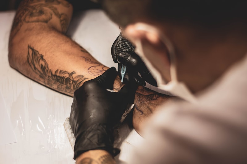 Detailed tattoo work by Needle House