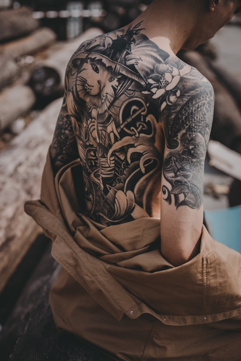 Geometric tattoo by Rayna Dane
